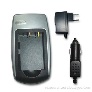 Camera Battery Charger with 12 to 24V DC Input and 4.2 to 8.4V DC Output Voltage